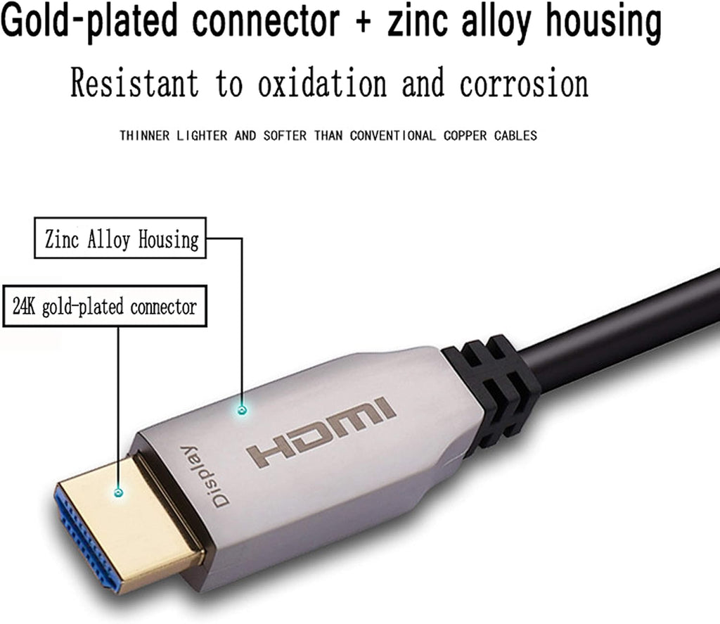Fiber Optical HDMI 2.0b Cable 200ft 4K@60Hz W369850