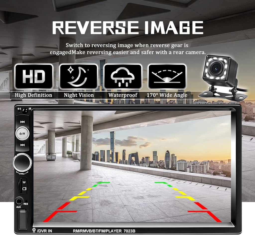 7 MP5 Player Car Stereo with Bluetooth Backup Camera D790383
