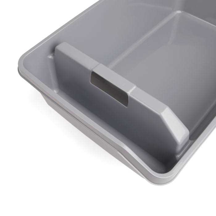 King-Size Compartment Cat Litter Pan Q5002