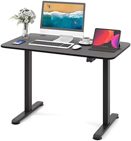 Height Adjustable Electric Standing Desk with Splice Board U651086
