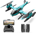 RC Helicopter Drone with 1080P HD Camera Blue S3563