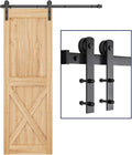 5ft Heavy Duty Sliding Barn Door Hardware Kit Pack of 2 B622