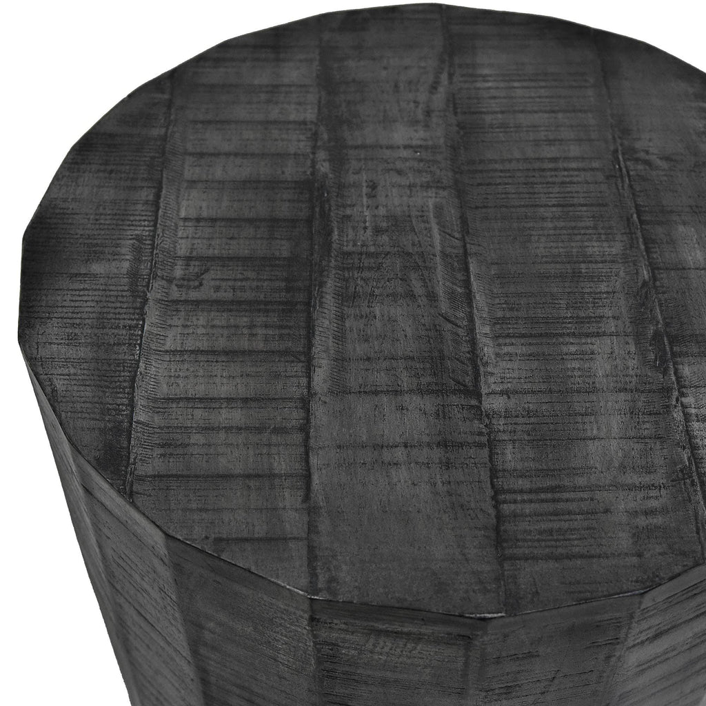 Distressed Grey Accent Table U91779