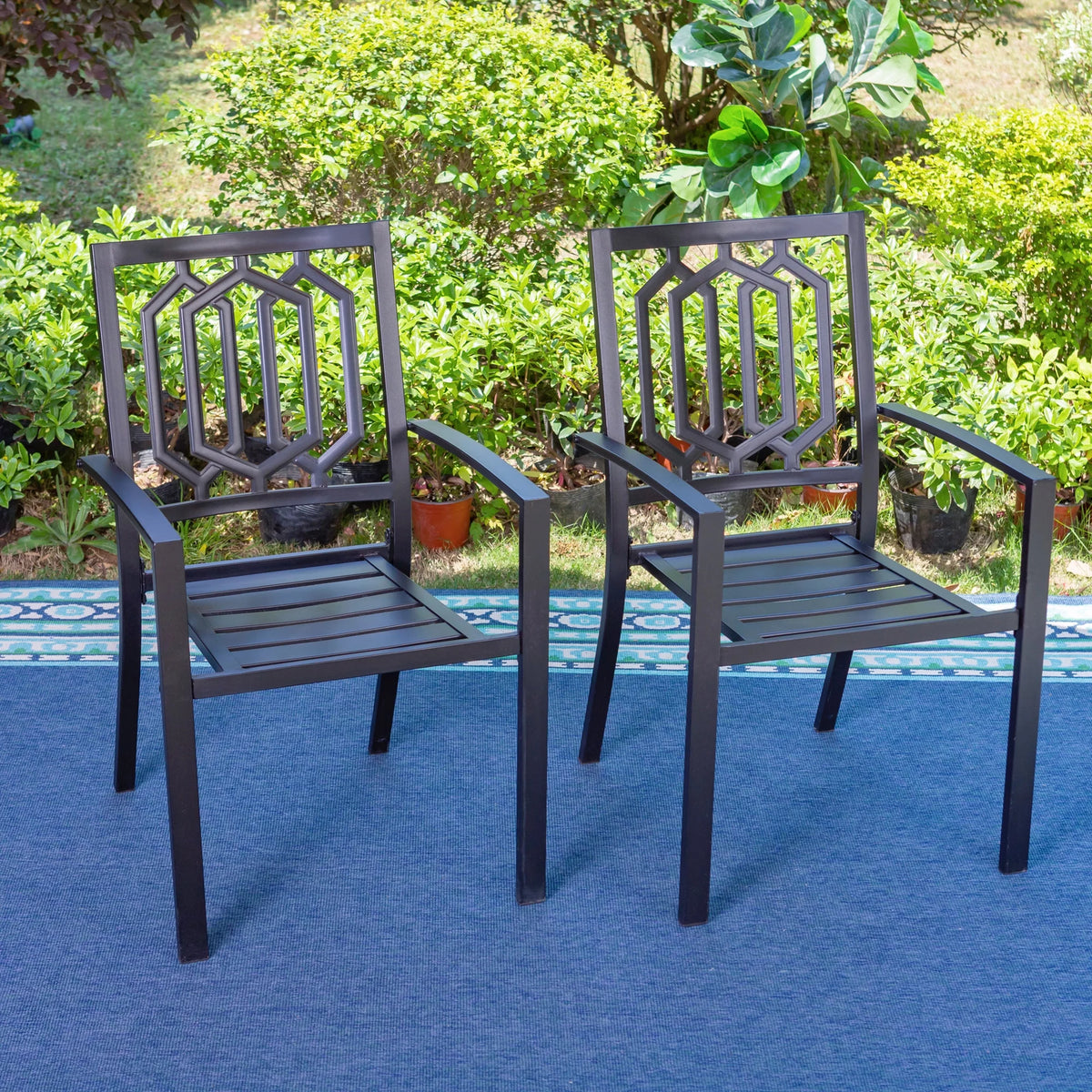 6-Piece Outdoor Patio Set with 10 FT Umbrella N439
