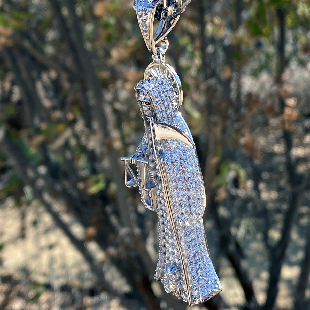 Stainless Steel Franco Chain Necklace 36" Y695929