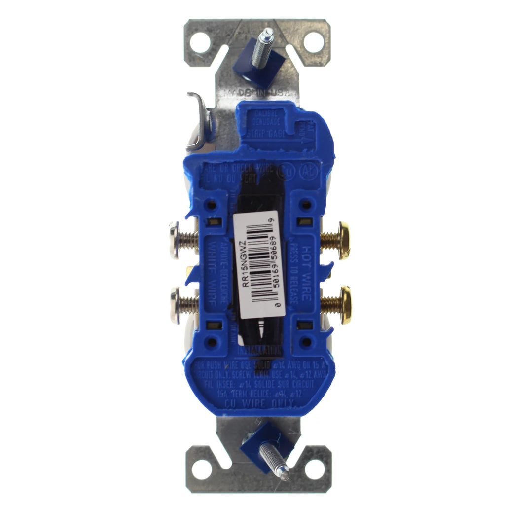 White 15-Amp 120-Volt Duplex Outlet 10-Pack T818