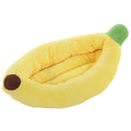 Banana Shape Washable Dog Bed with Removable Cushion O6360