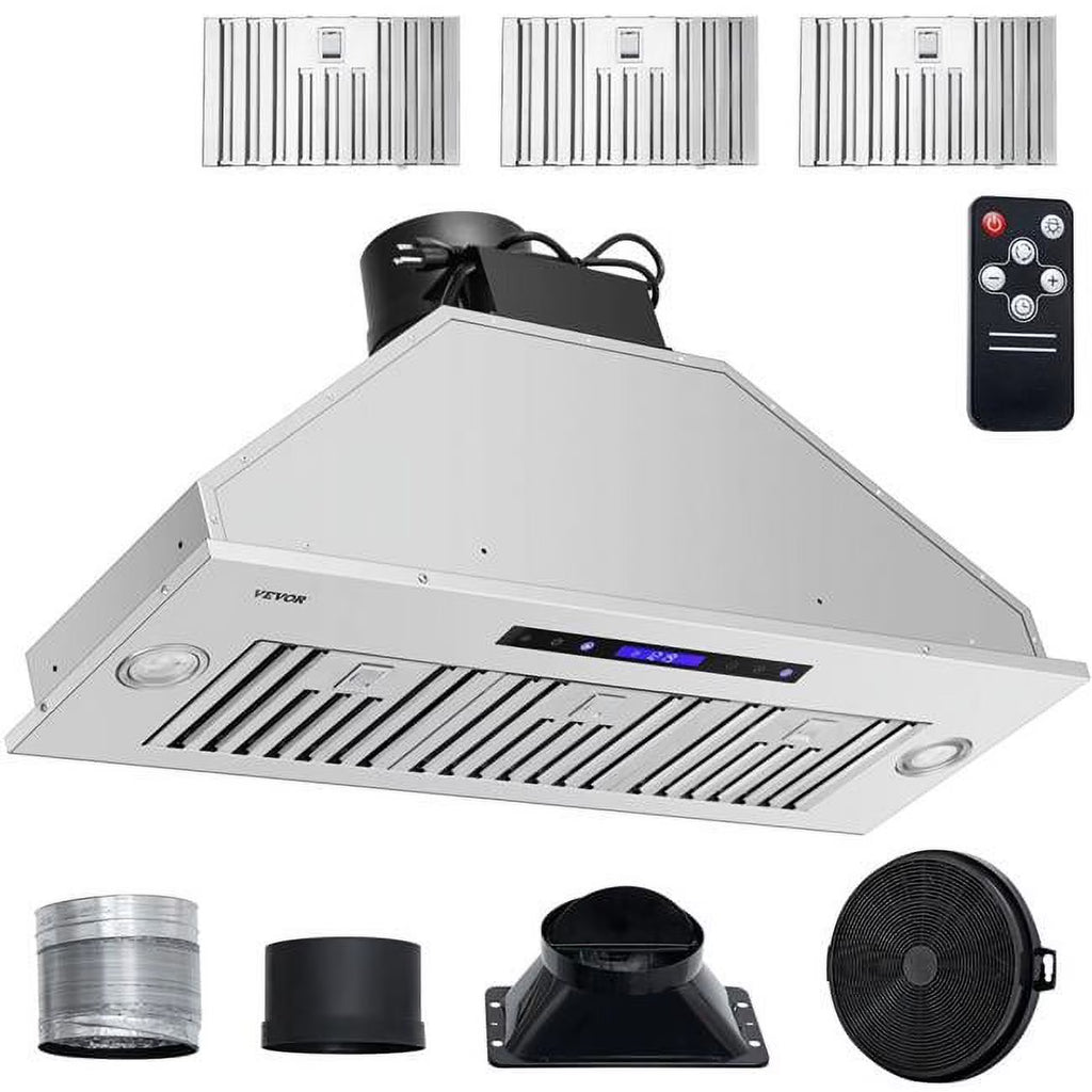 36 in. Stainless Steel Built-in Range Hood with Remote Control Z627452