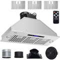 36 in. Stainless Steel Built-in Range Hood with Remote Control Z627452