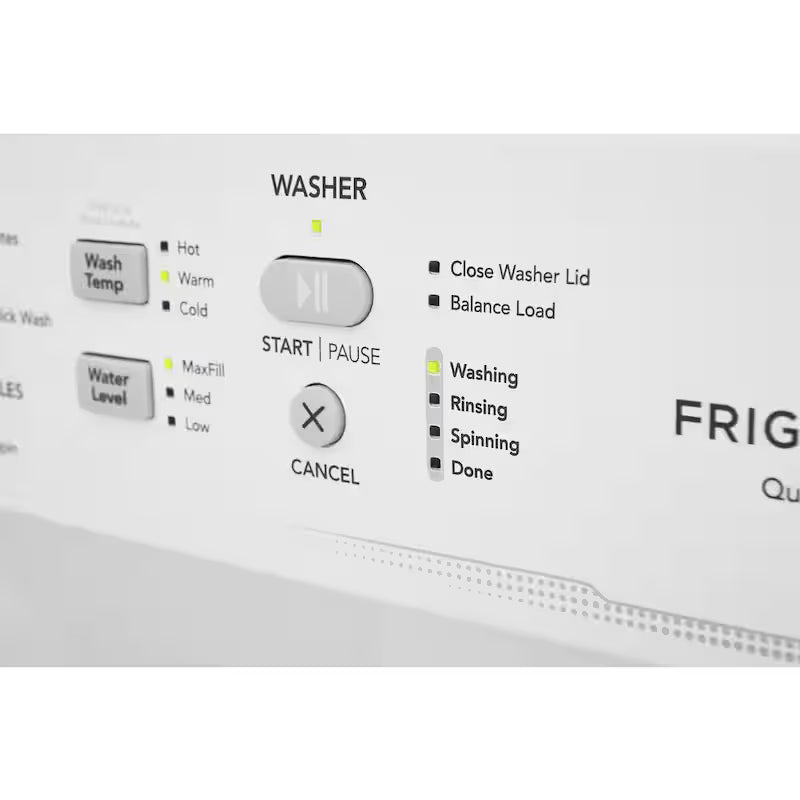 3.9 cu. ft. Washer and 5.5 cu. ft. Dryer Electric Stacked Laundry Center in White H114735