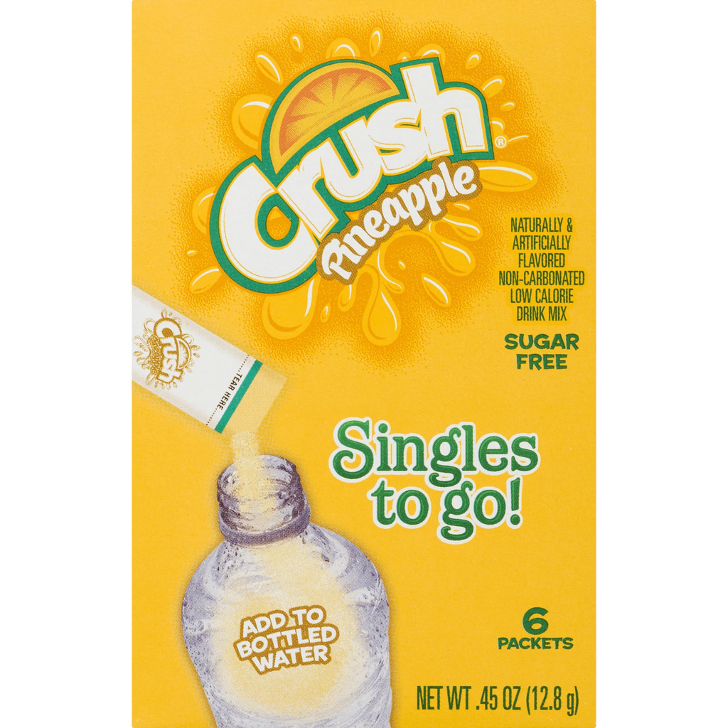 Pineapple Drink Mix, 0.45 Oz., 6 Packets X530
