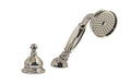 Polished Chrome Deck-Mounted Handshower and Diverter Trim D1110