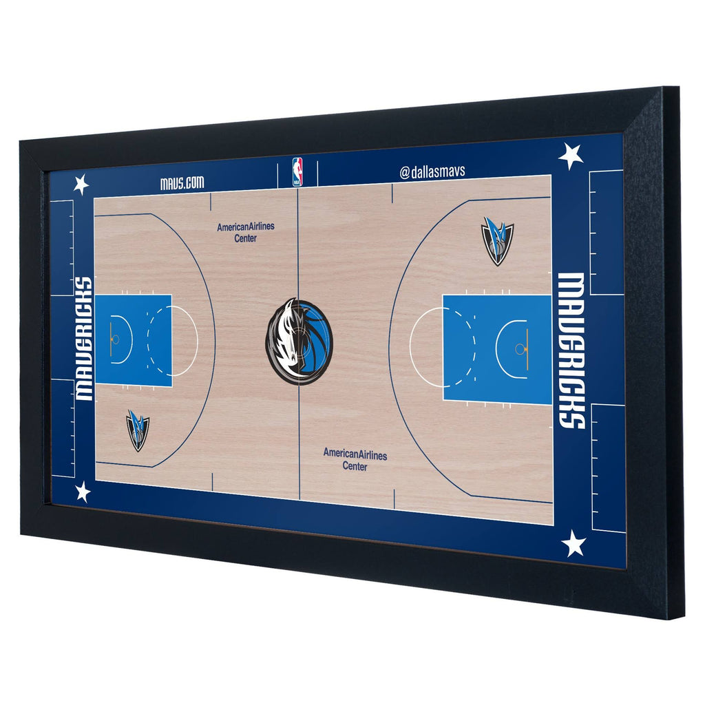 NBA Court Framed Plaque W8598