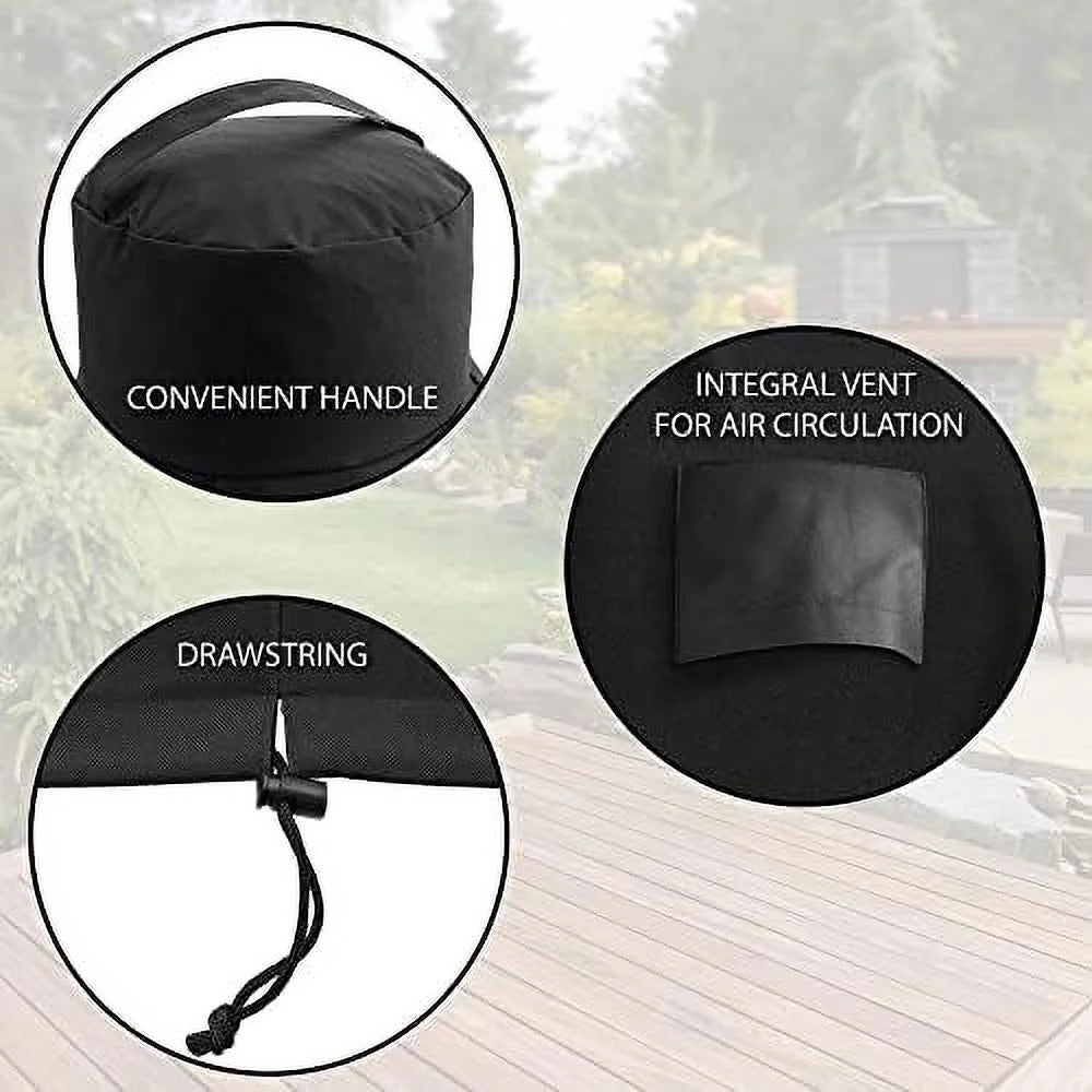 Waterproof Ceramic Grill Cover 35" Dia x 45" H X1302