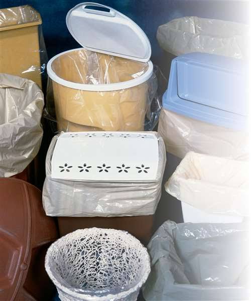 Brown Linear Low Density Heavy Gauge Trash Can Liner H373