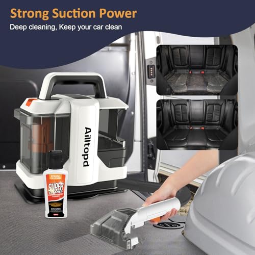 Portable Carpet & Upholstery Spot Cleaner Machine with Brushhead and Solution Z1436