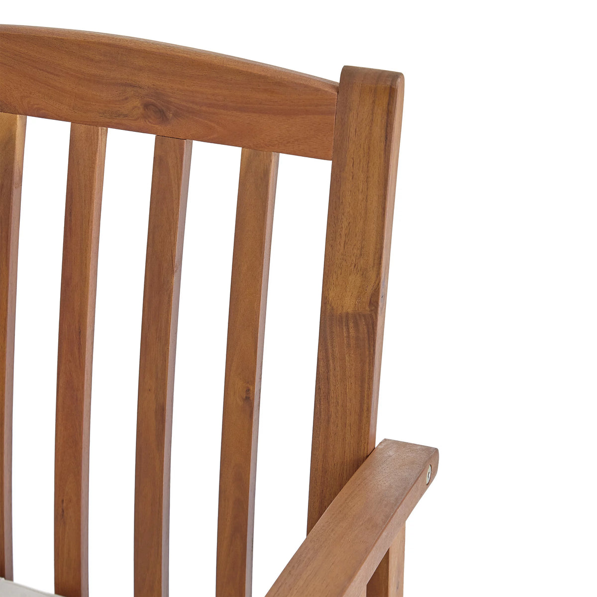 Acacia Wood 3 Piece Bistro Set with Cushion X58483