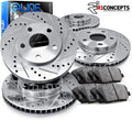 Semi Metallic Brake Pads and Rotors Kit P4237