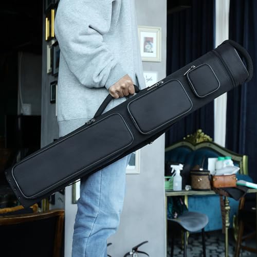 12-Hole Nylon Pool Cue Case, Black/Blue W70058
