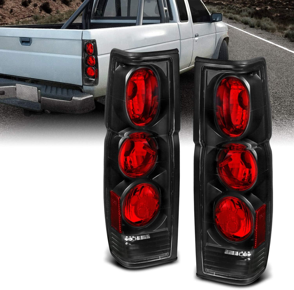 Black Replacement Brake Tail Lights Set of 2 Z8802