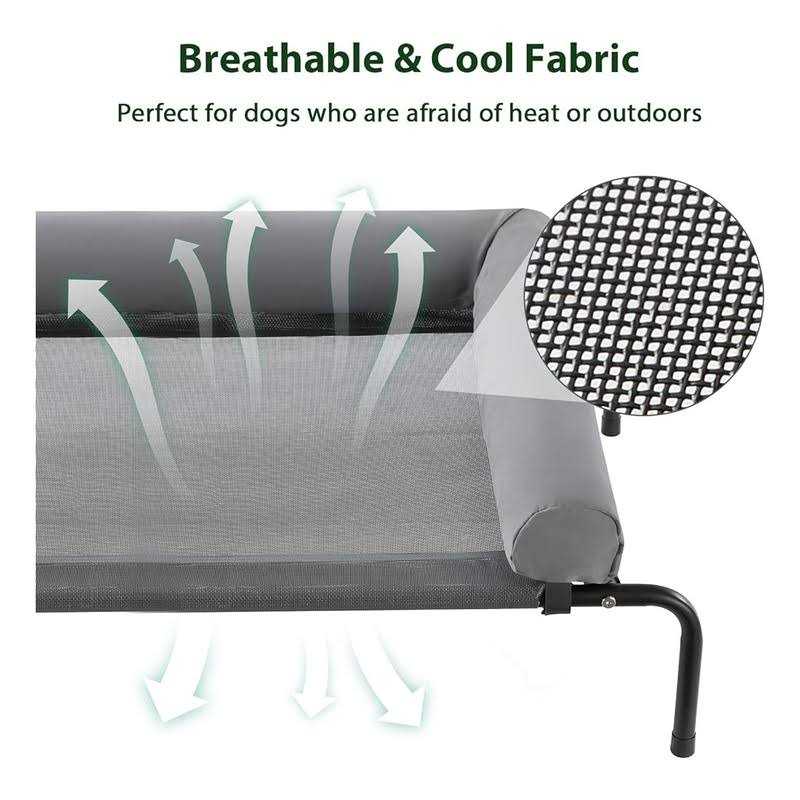 Large Elevated Cooling Dog Bed Y5720