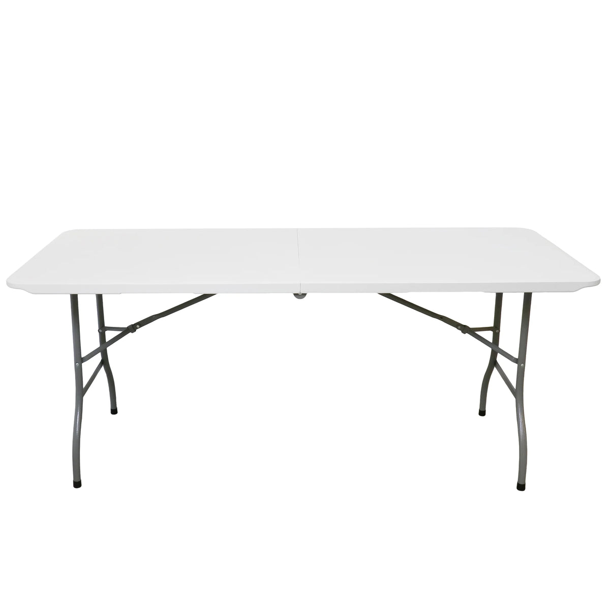 White Plastic Folding Dinner Table X2866