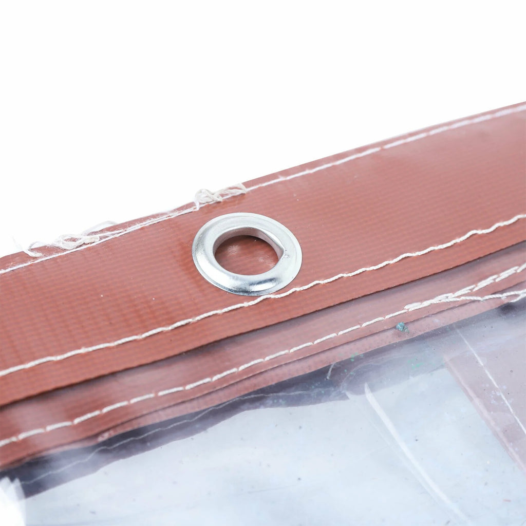 Brown Waterproof PVC Tarpaulin Canopy 8'*8' T49543