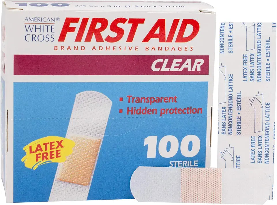 Clear Sterile Strips 3/4" Width 3" Length Pack of 1200 H250701