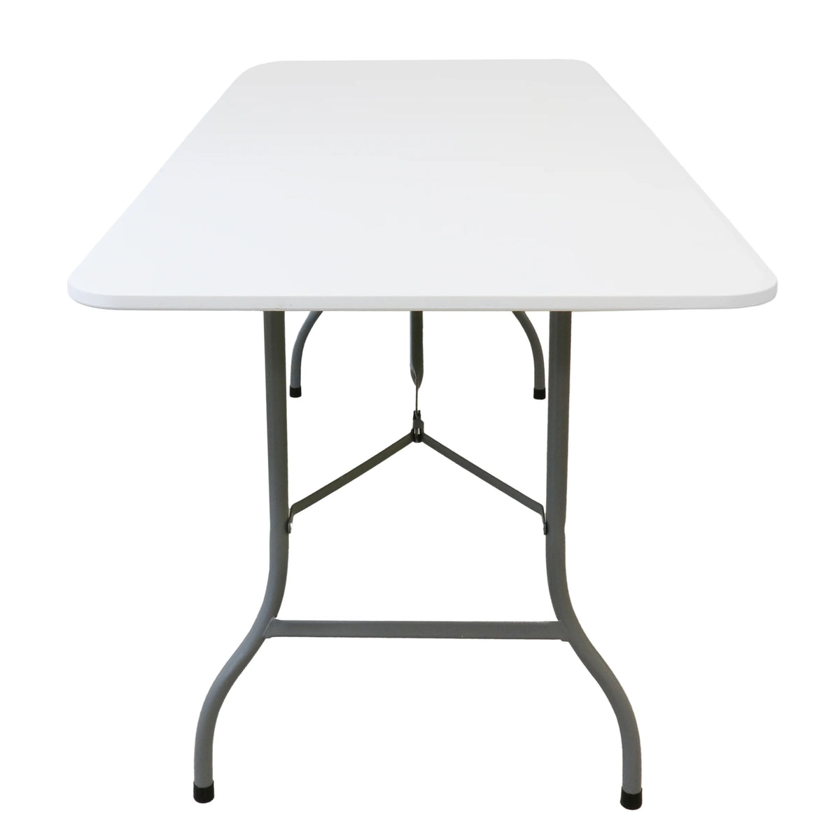 White Plastic Folding Dinner Table X2866