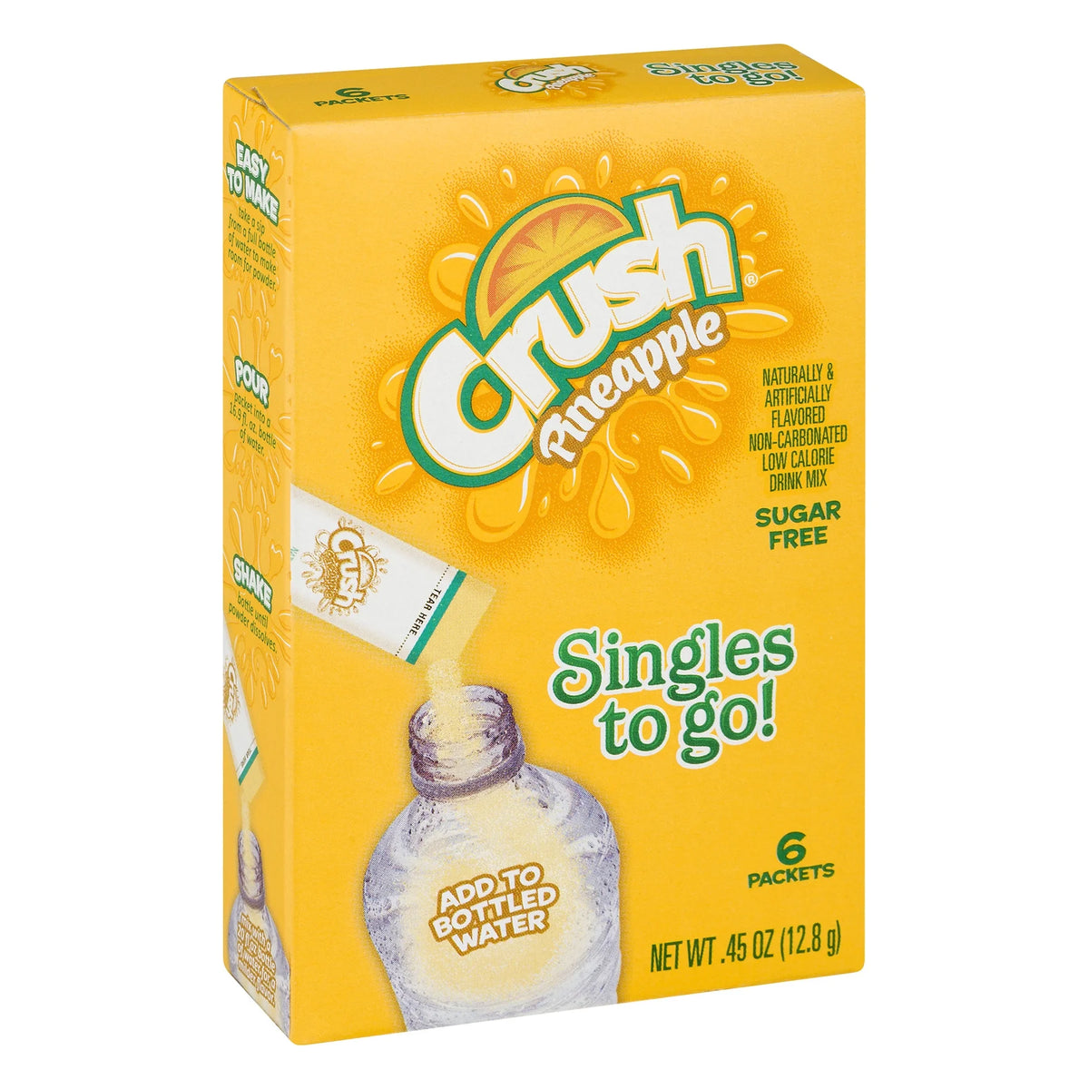 Pineapple Drink Mix, 0.45 Oz., 6 Packets X530