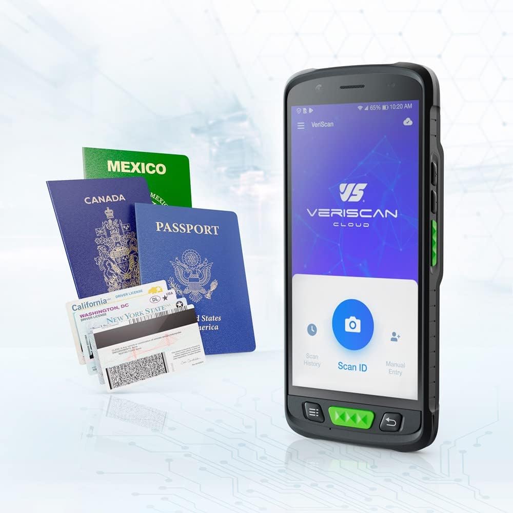 ID & Passport Scanner with Mobile Software A1607