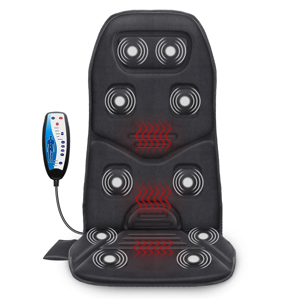 Black Heated Massage Seat Cushion F913