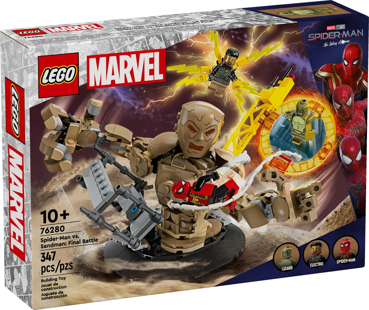 Spider-Man vs. Sandman Building Toy Set with Figure Q919
