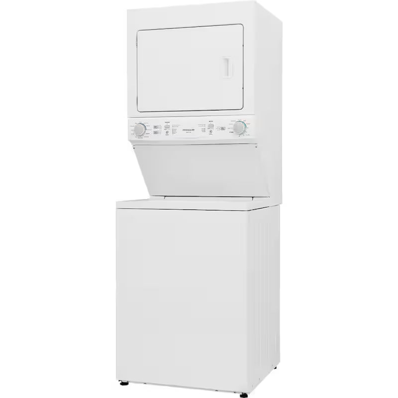 3.9 cu. ft. Washer and 5.5 cu. ft. Dryer Electric Stacked Laundry Center in White H114735
