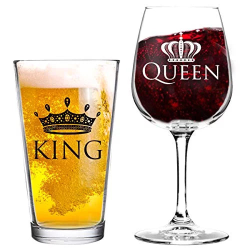 Beer and Wine Glass Gift Set of 2 P72684