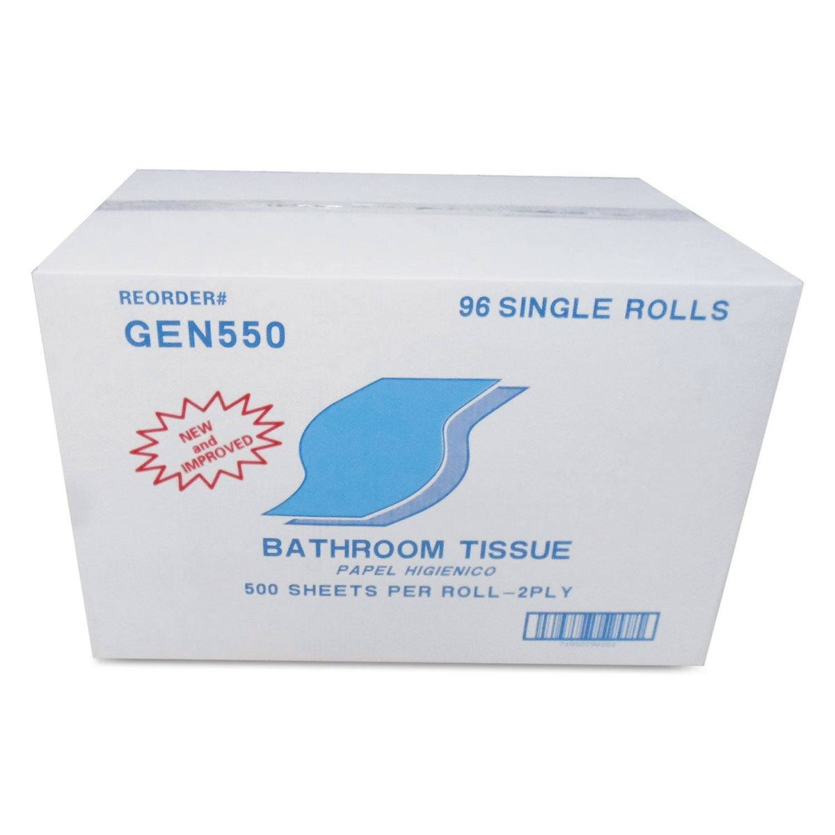 Bath Tissue 2-Ply White 500 Sheets/Roll 96/Carton L572153