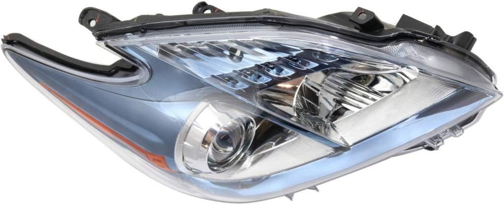 Headlight Assembly Unit Pair for Toyota Prius Plug-in 2012 2013 2014 R74550