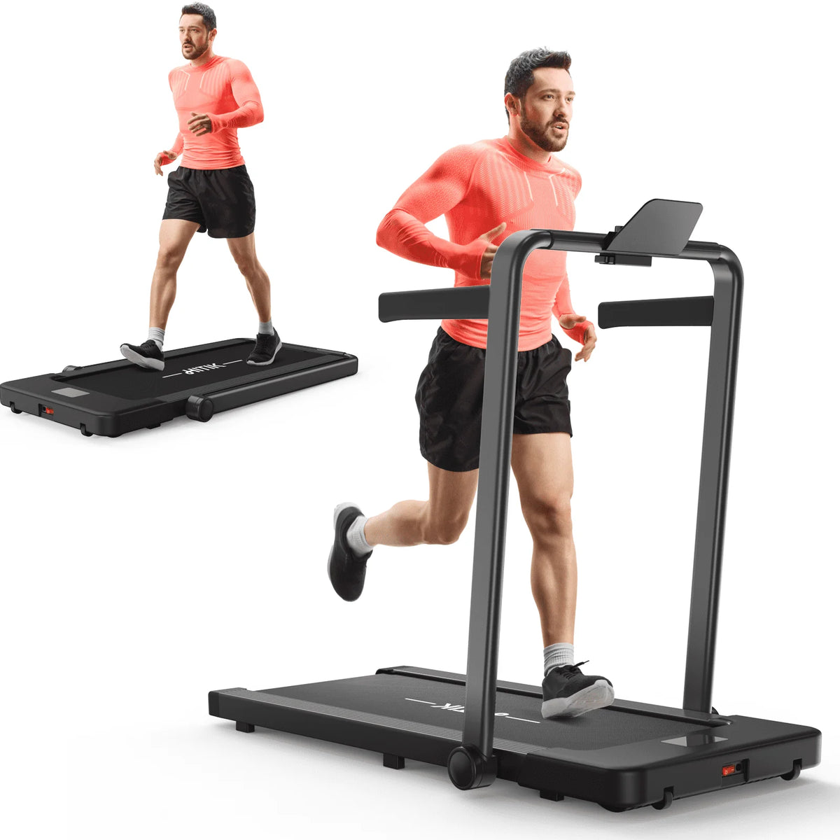 2.5HP 2-in-1 Folding Under Desk Treadmill K162