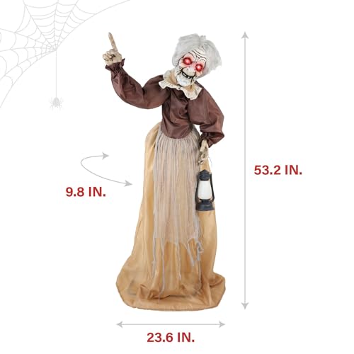 5.5-Ft Animatronic Animated Standing Masquerade Lady L58713