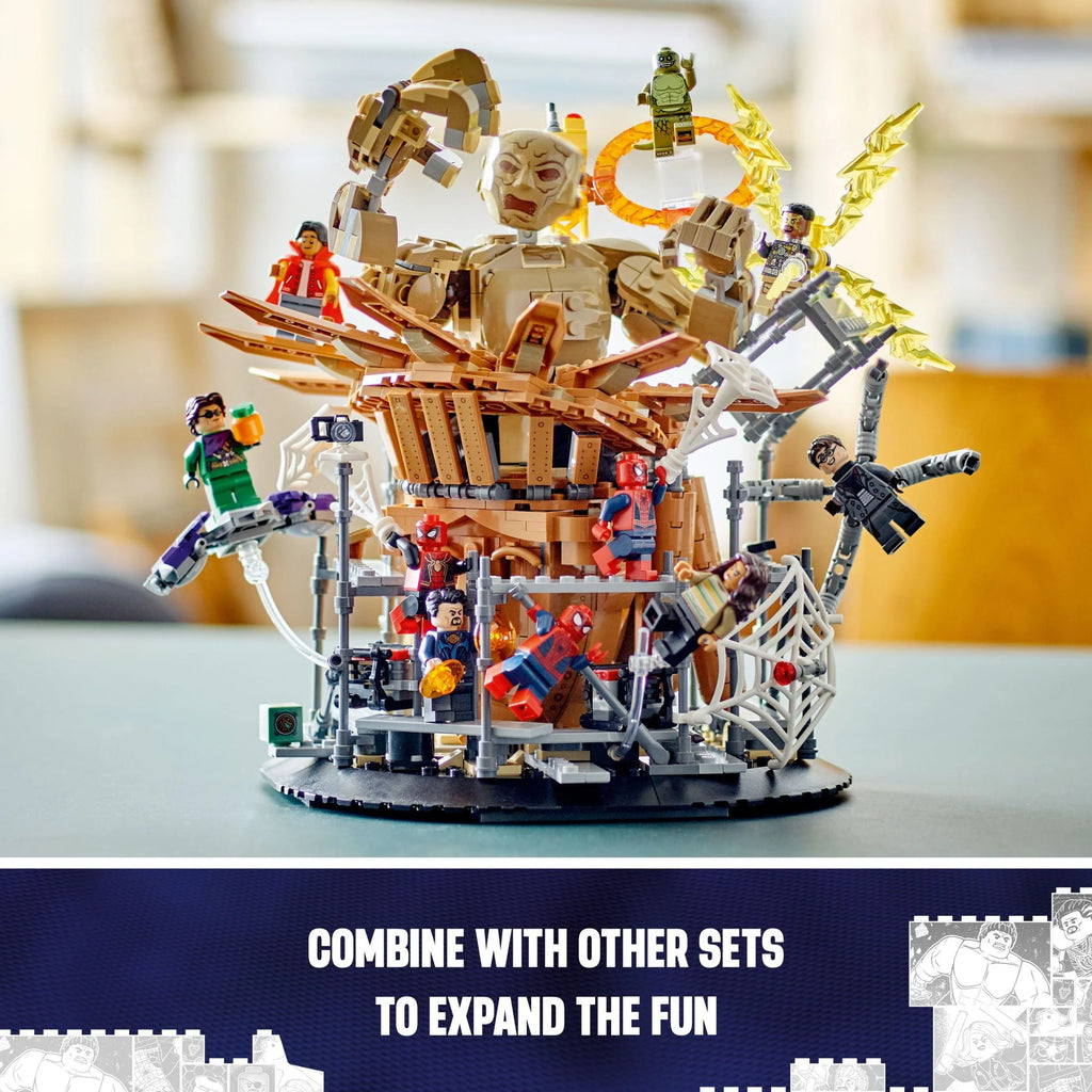 Spider-Man vs. Sandman Building Toy Set with Figure Q919