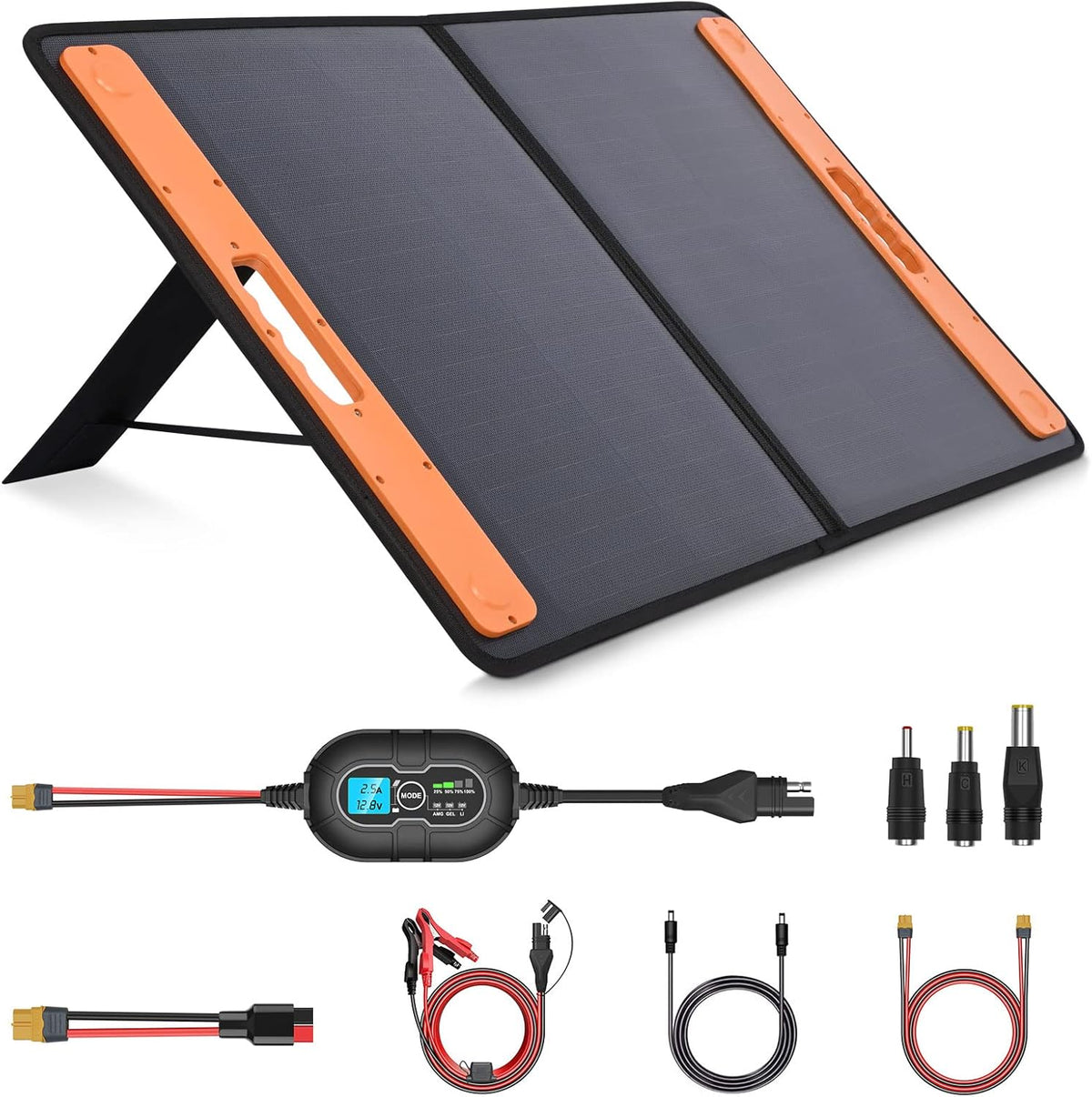 Foldable Solar Panel Kit with 10A MPPT Charge Controller D545