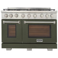 48 6.7 cu. ft. Natural Gas Range Olive Green B81167