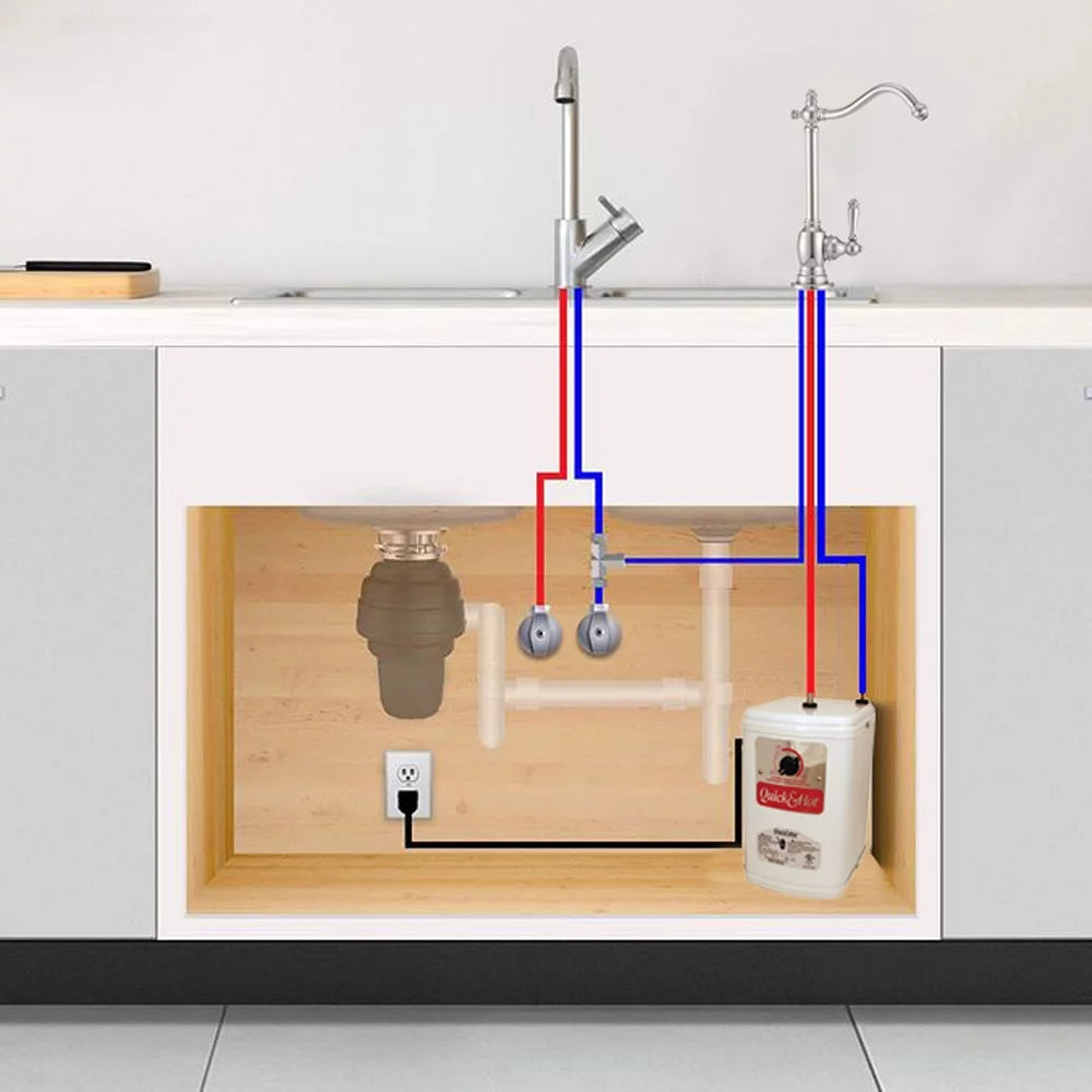 9" 1-Handle Hot Water Dispenser Faucet with Thermostatic Tank, Oil Rubbed Bronze T694