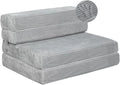 Tri Folding Memory Foam Sofa Mattress with Washable Cover, Twin Size E424