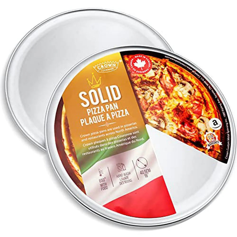 10 inch 2 Pack Pure Aluminum Pizza Pan C579