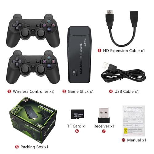 Wireless Double Handle Plug and Play Video Game Console K7852