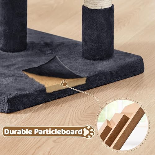 23.5in Dark Gray Cat Tree Tower T282991
