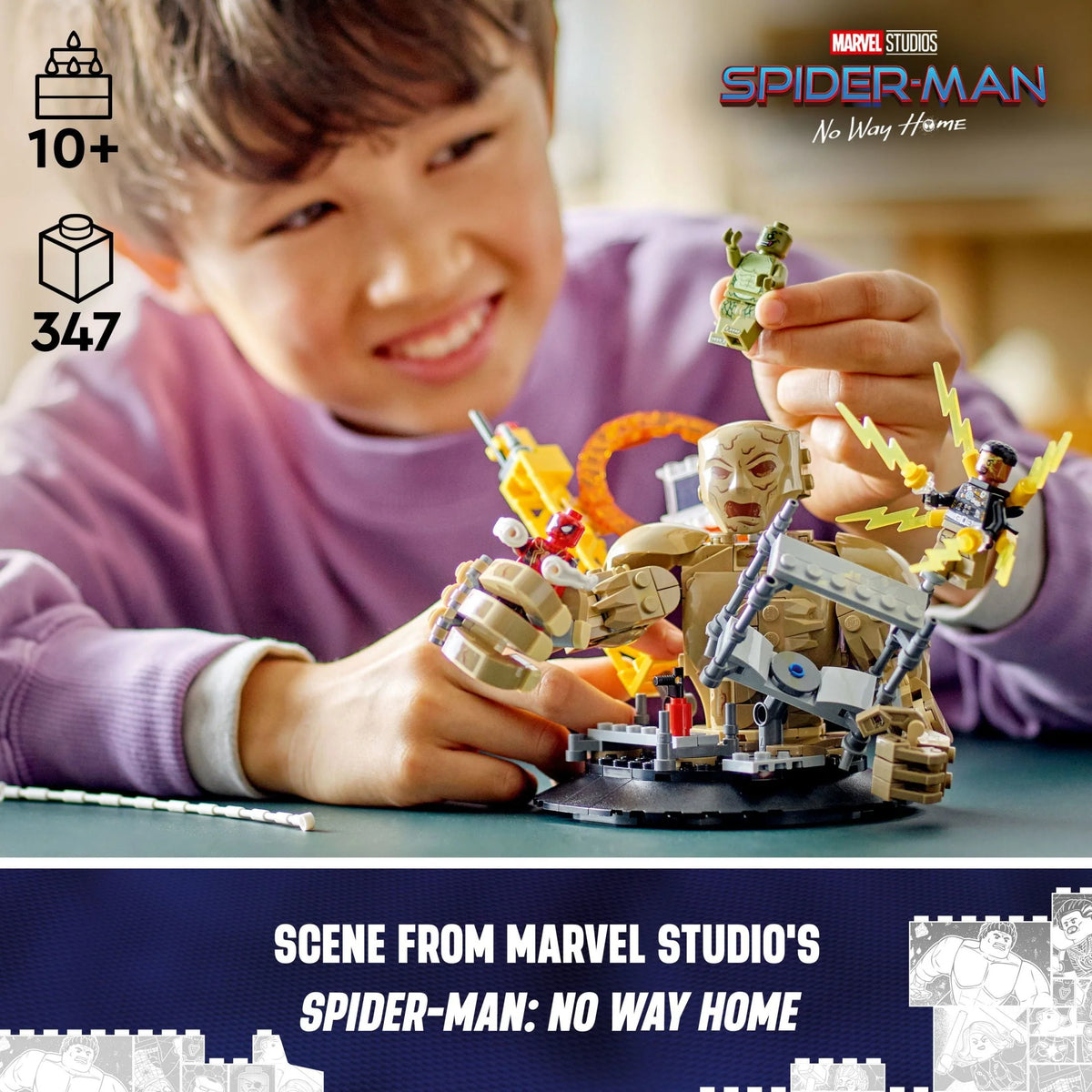 Spider-Man vs. Sandman Building Toy Set with Figure Q919