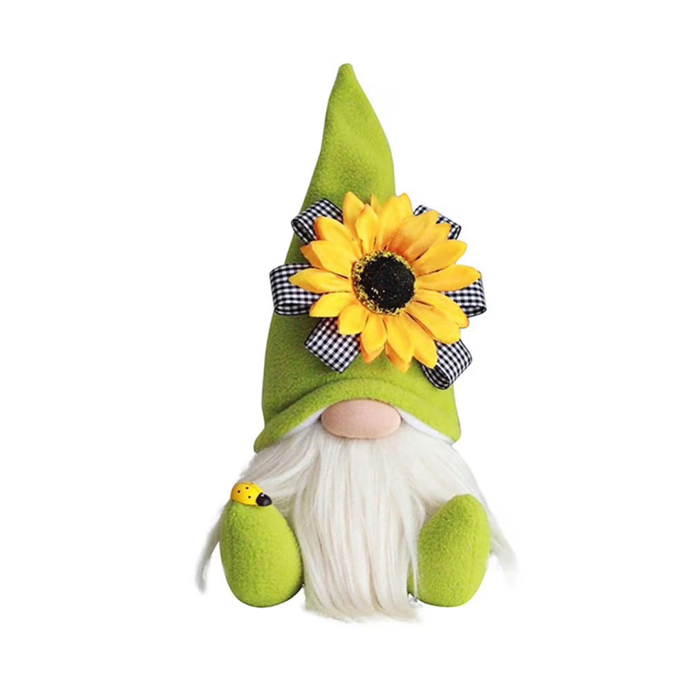Sunflower Gnome Plush Doll O6995