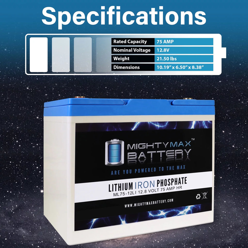 12V 75AH Lithium Battery I68776